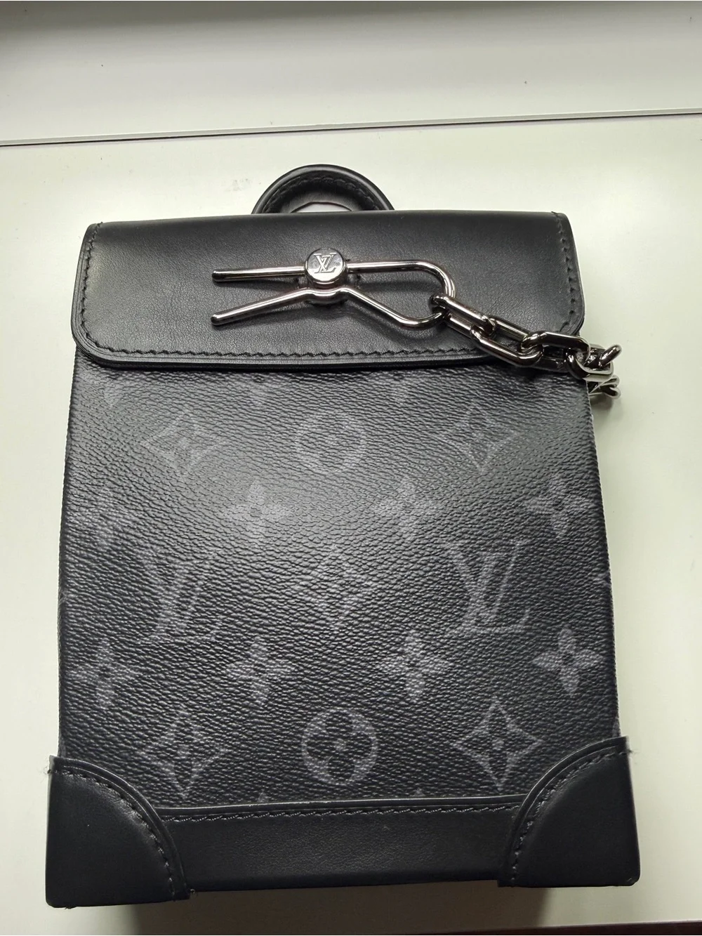 Louis Vuitton Black Monogram Canvas Nano Steamer